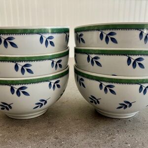Set of 6 Switch 3 Rice Bowls discontinued Villeroy and Bosch